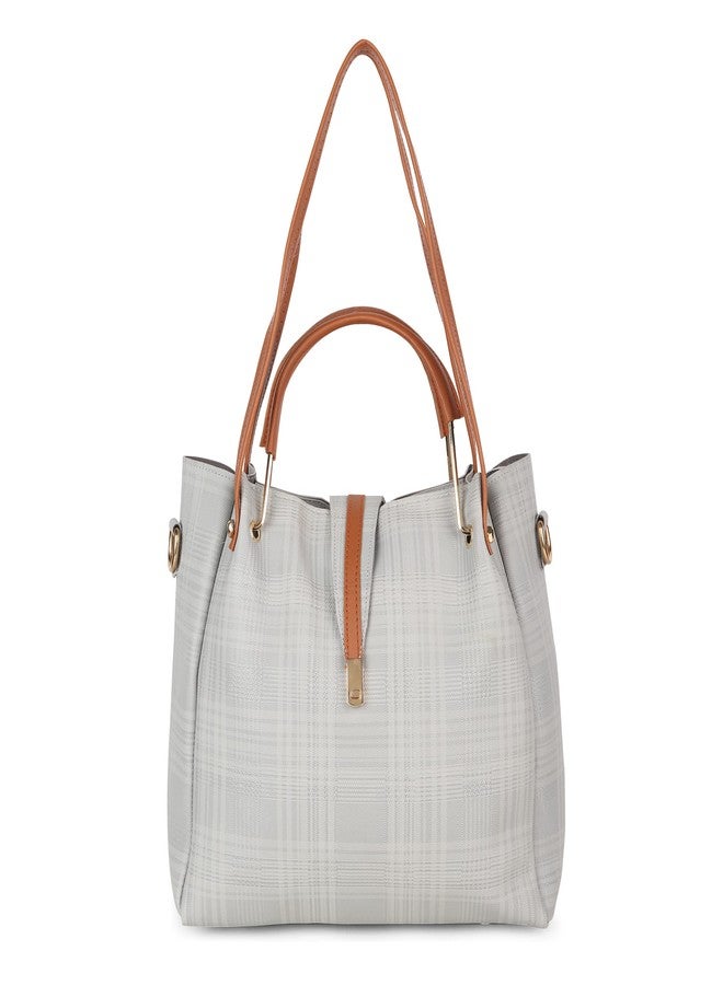 Daniel Clark مجموعة حقائب يد من دانيال كلارك مكونة من قطعتين للنساء والفتيات (رمادي) - Image 2